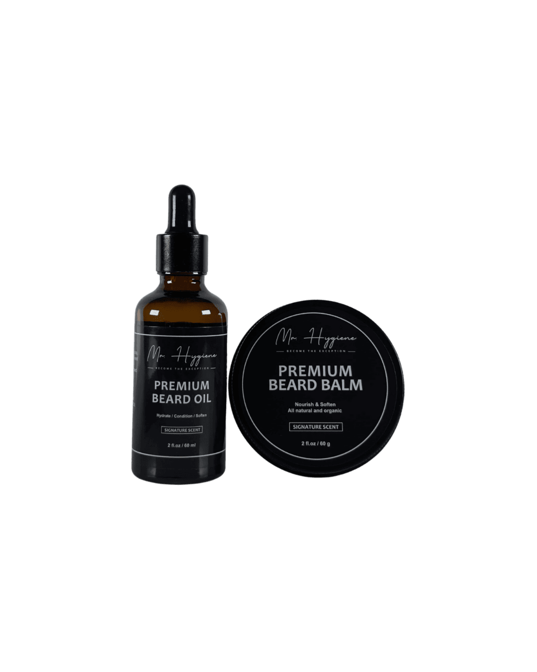 Premium Beard Oil and Balm Set