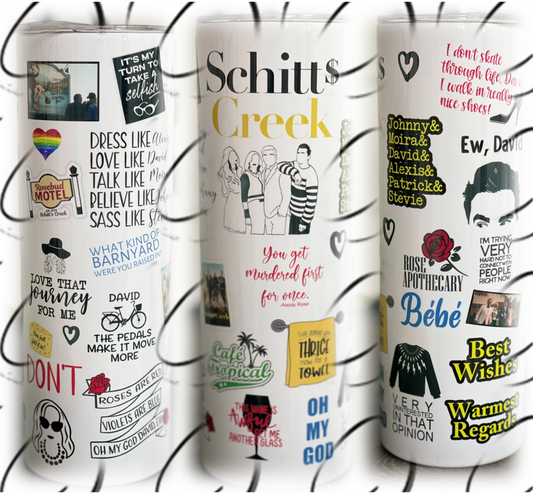 Schitt's Creek 20oz Skinny Tumbler