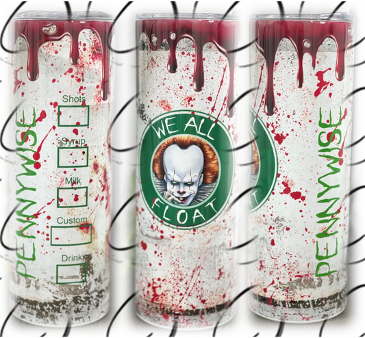 We All Float 20oz Skinny Tumbler