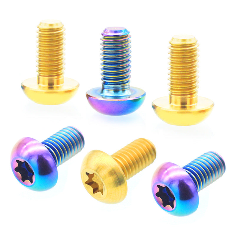 Mountain Bike TC4 Titanium Alloy T25 Disc Screw