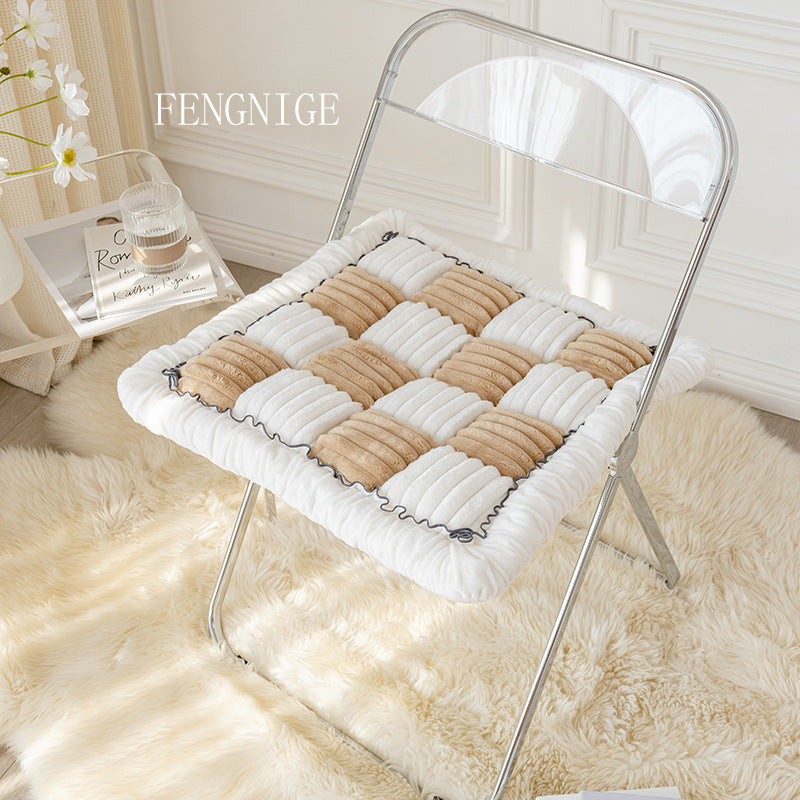 Chair Cushion Thickened Winter Dormitory