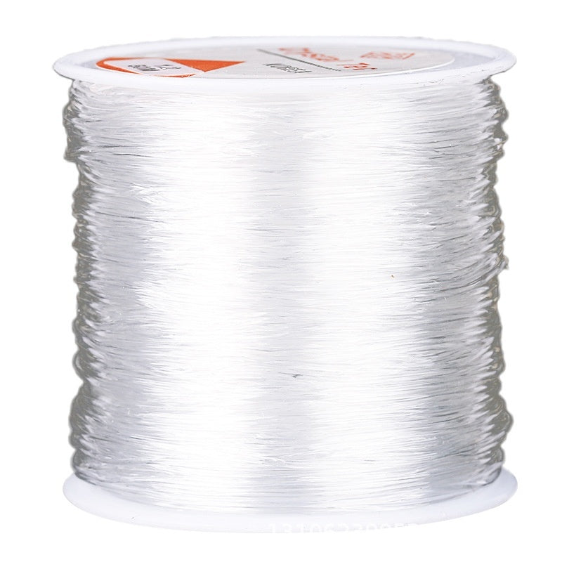 Round Transparent Fishing Line Filament Color Crystal Cable DIY Beaded Elastic String Jewelry Accessories Materials