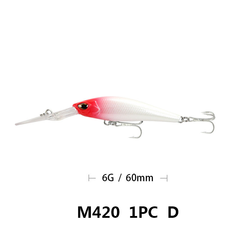 Lua Bait Fishing Mino 6g 9cm Long Tongue Plate Scuba Mino Lua Bait