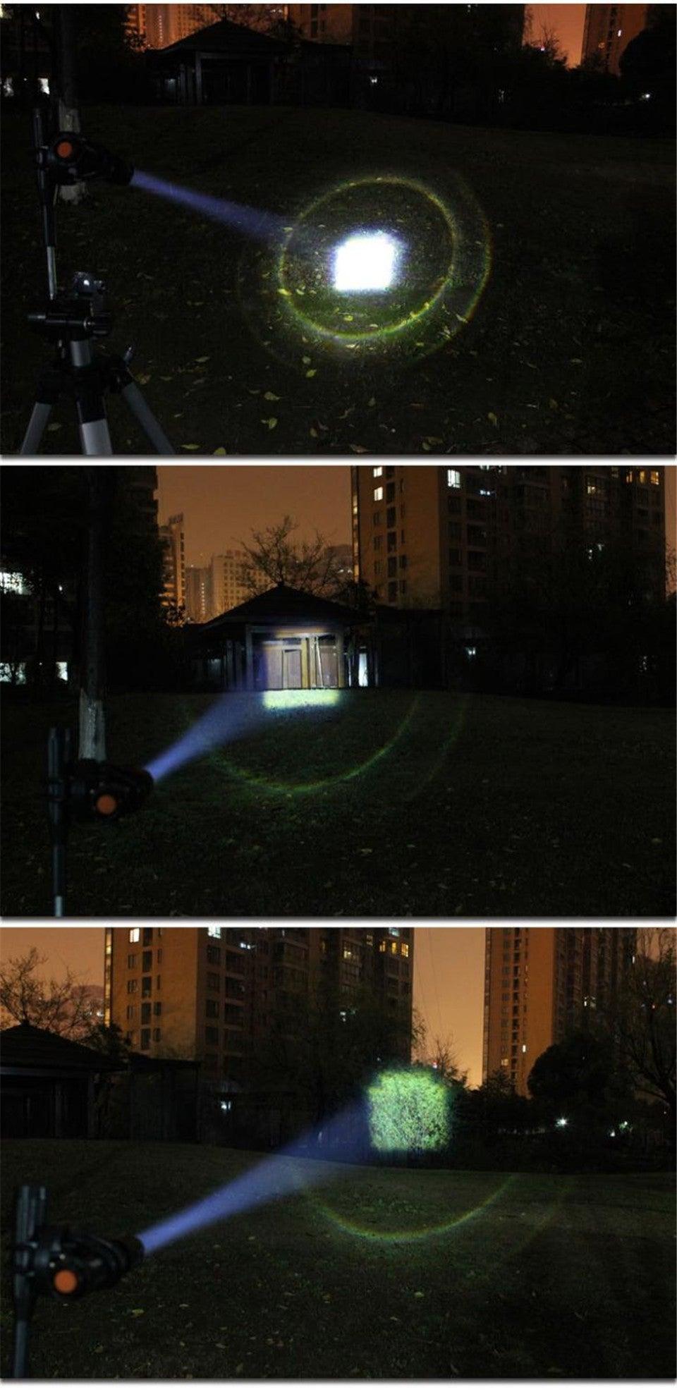 Adjustable Rechargeable Water Resistant Super Bright Mini Handheld Flashlights LED Zoomable Flashlight For Camping Fishing  Bicycle Light Kids Indoor Outdoor Hiking