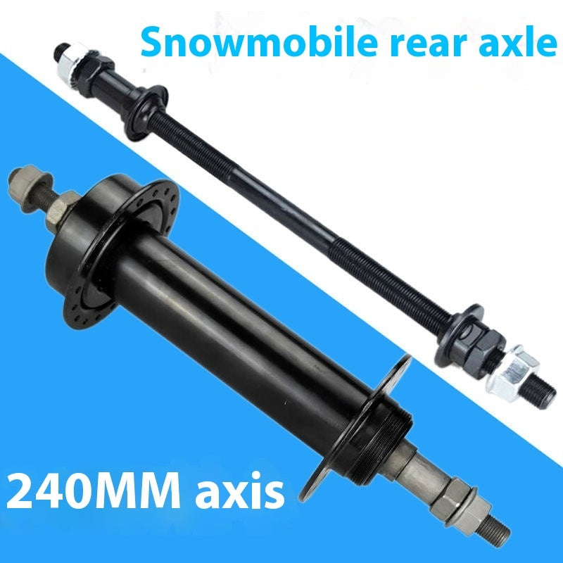 Mountain Bike Snowmobile A Rear Modified Solid Beam Axle