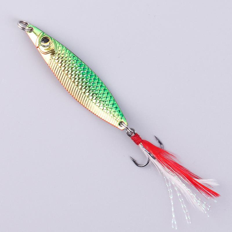 Fishing Gear Bare Piece Color Feather Sequin Lure Lure