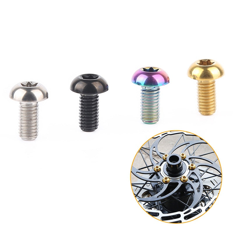 Titanium Alloy Disc Brake Disc Screws M5 10 Mountain Bike Road Screws
