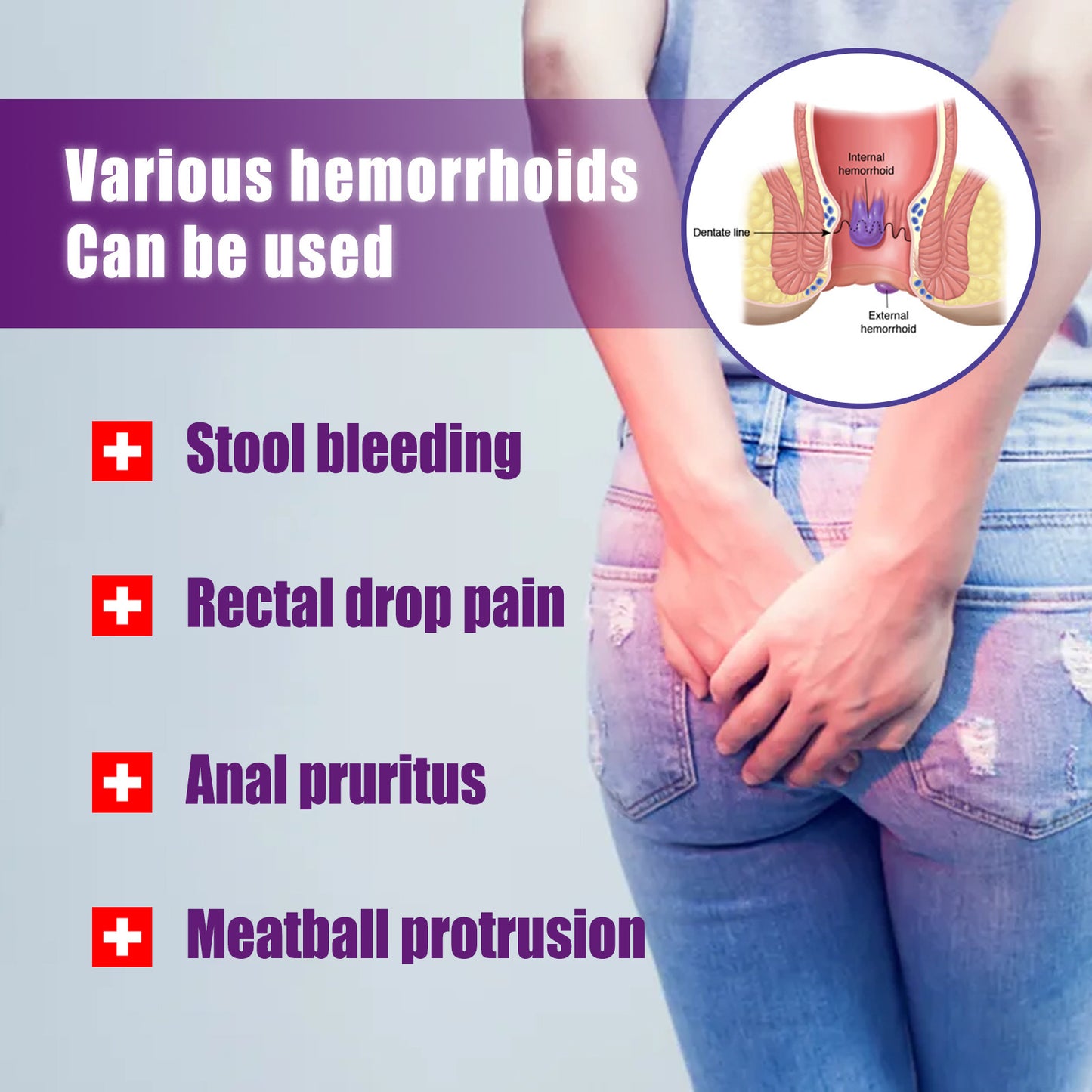 Hemorrhoids Spray Relieves Swelling, Pain And Itching