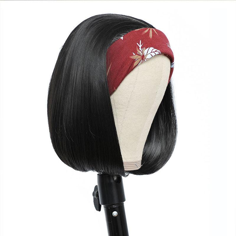 Afro Kinky Curly Short Bob Wigs Headband Wigs for Black Women Water Wave Synthetic Hair Wigs Wigs For Black Women Cosplay Wigs For Women