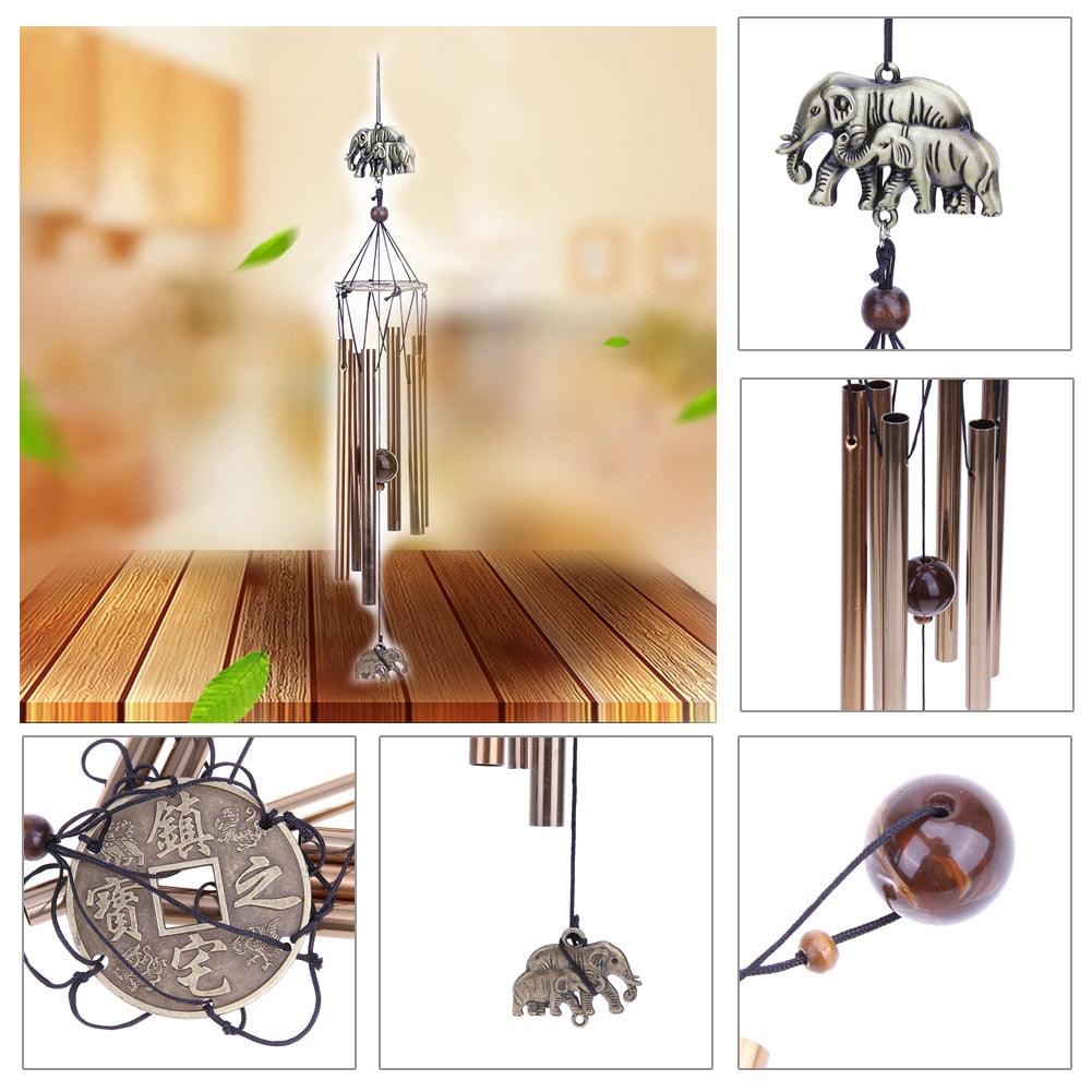 Antique Wind Chimes Amazing Grace Deep Tuned Amazing Grace Bells Wind-chime Chapel Bells Resonant Door Wall Hanging Home Décor Deep Tone Resonant Sound Church Bell Wind Chime
