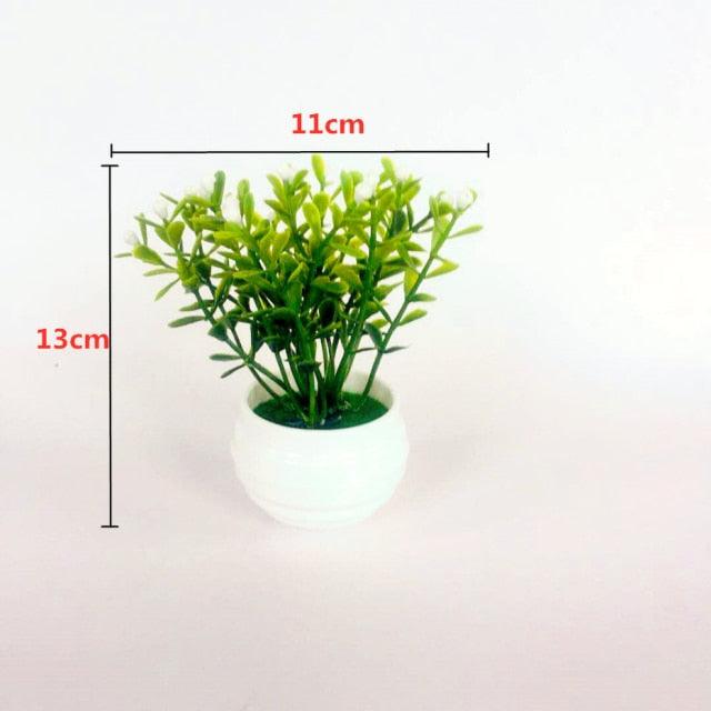 Artificial Succulent Small Simulated Tree Pot Decor Arrangement For Office Table Indoor Outdoor Stair Balcony Garden Home Decor