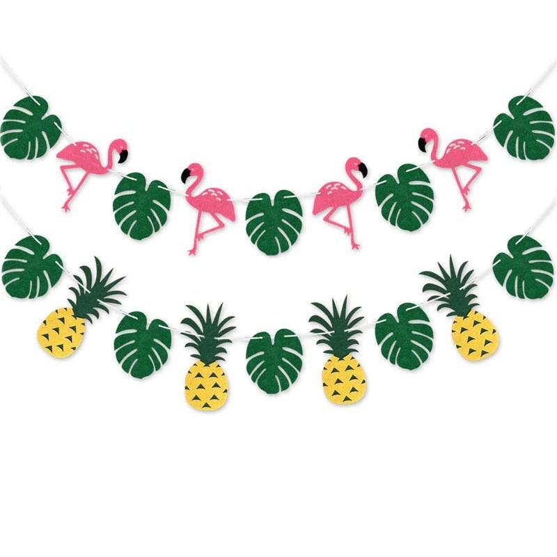 Artificial Tropical Palm Leaves For Hawaiian Luau Beach Birthday Jungle Party Wedding Home Table Decoration Accessories  Tropical Leaves with Stems Jungle Leaves Decorations for Hawaiian Luau Party Beach Baby Shower Wedding Birthday Decorations