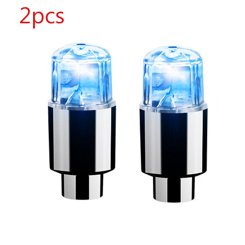 Universal Wheel LED Light Car Motorcycle Bike Neon Valve Cap