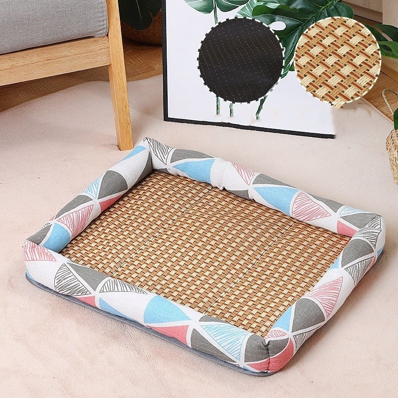 Pet Mat Nest Summer Linen High Temperature Summer Dog