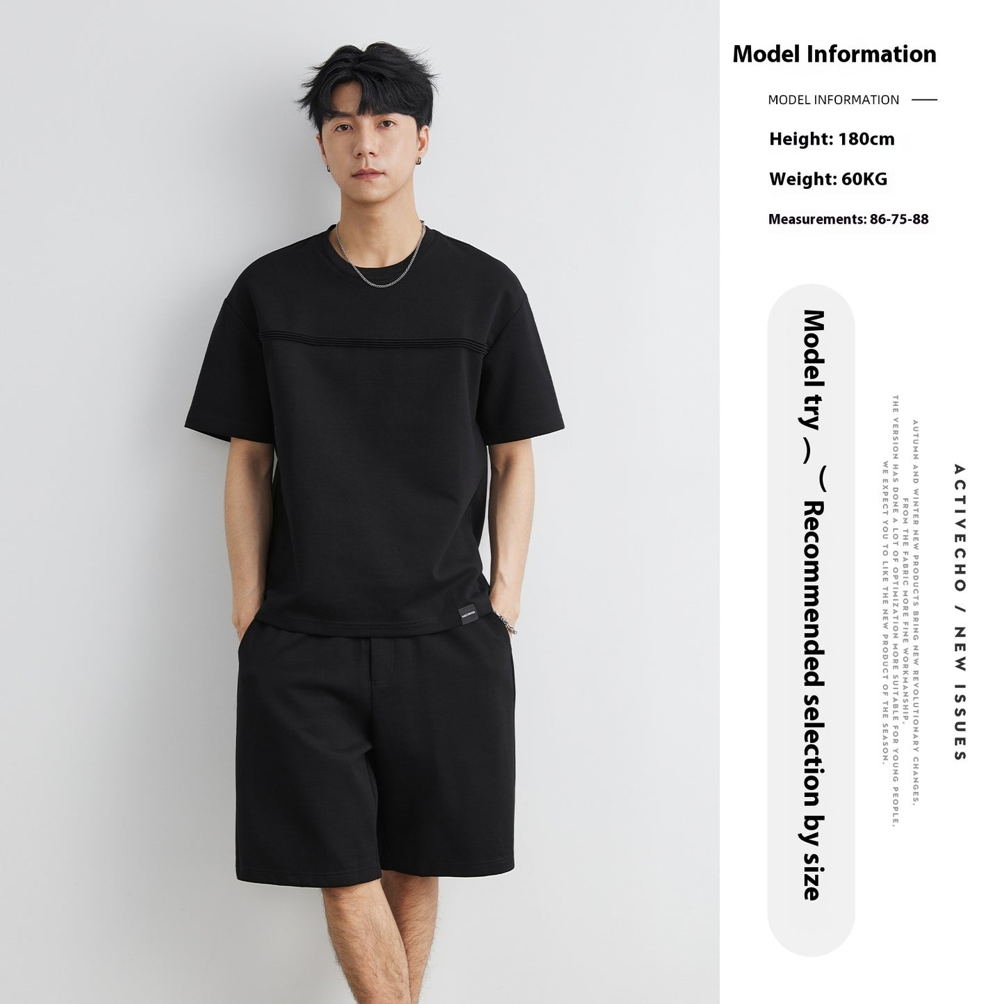 Skin-friendly Cotton Sports Short Sleeve Suit