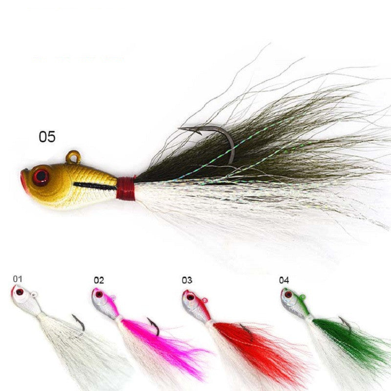 Multicolor Deer Tail Beard Guy Bronzing Lure