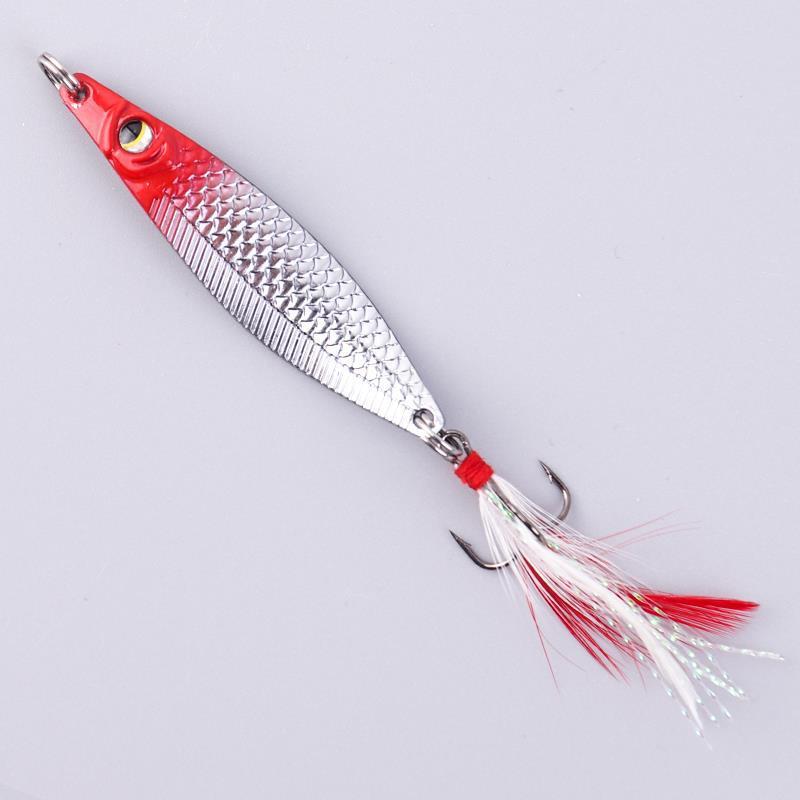 Fishing Gear Bare Piece Color Feather Sequin Lure Lure