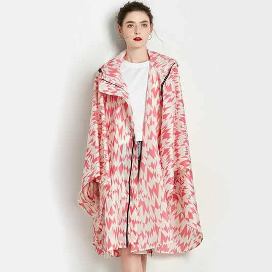 Windproof Trendy Travel Backpack Electric Car Bicycle Bike Hiking Windbreaker Raincoat Poncho