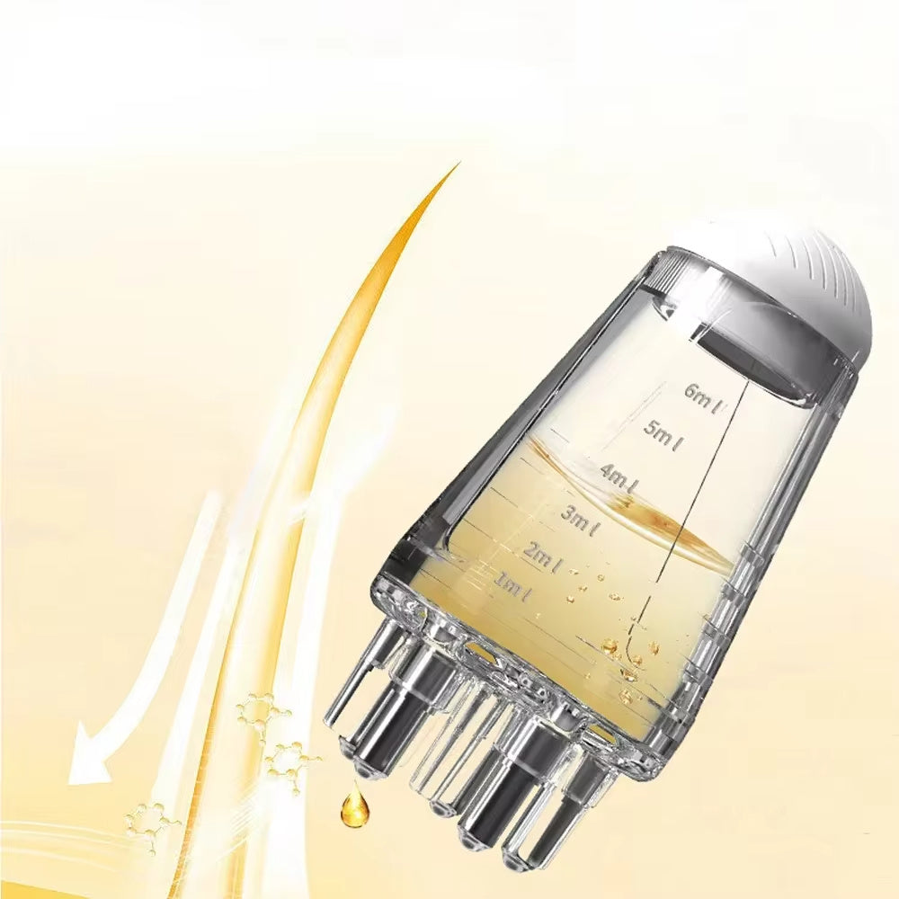 Mini Medicine Guide Comb Roller Ball Massage Comb Scalp Medicine Liquid Applicator For Hair Growth And Strong Roots