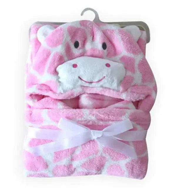Baby Cartoon Hooded Towel Sleepwear Unique Soft Comfortable Bath Towel Elegant Babies Warm Indoor Cute Bathrobes