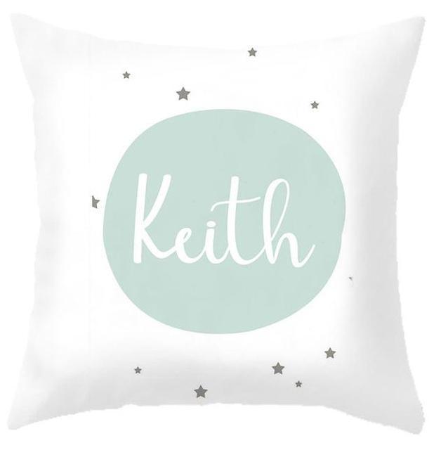 Baby Cushion Whale Print Kids Decoration Cute Rabbit Bear Eyelashes Love Decorative Bunny Pillow Case Cute Animal Little White Rabbits Pillows For Home  45x45CM