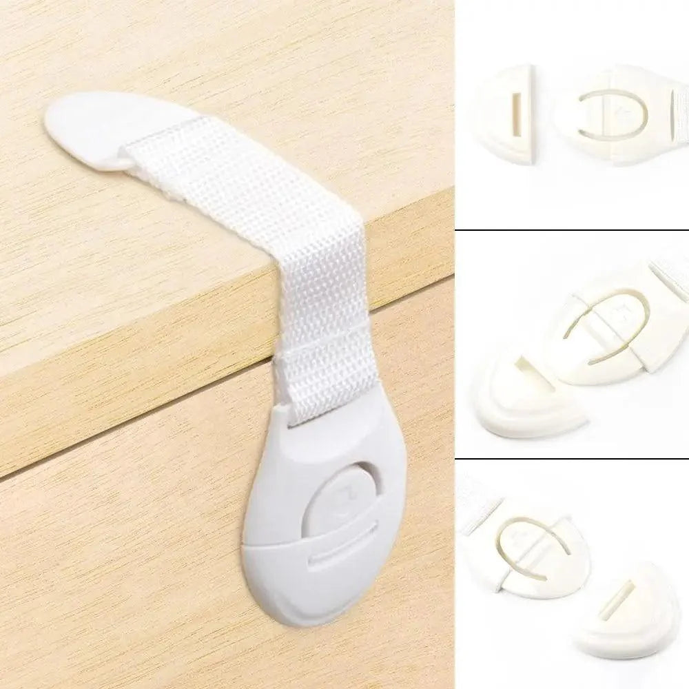 Baby Safety Lock Children Cabinet Drawer Door Fridge Blockers Plastic Lock For Kids Safety Protection Cover