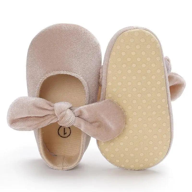 Baby Shoes Cute Bowknot Newborn Shoes Soft Bottom Anti Slip Toddler Girls Princess Shoes