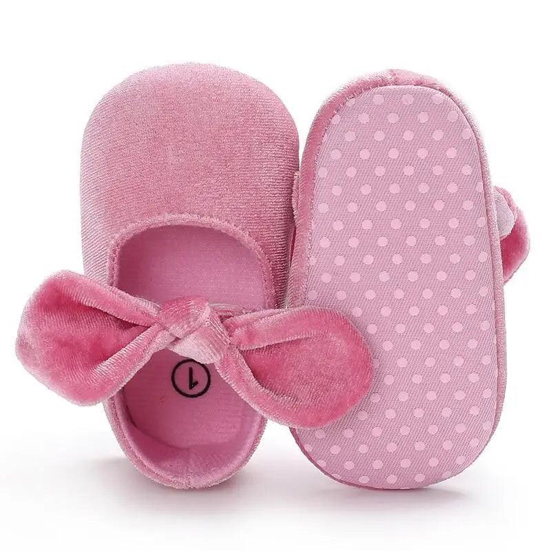 Baby Shoes Cute Bowknot Newborn Shoes Soft Bottom Anti Slip Toddler Girls Princess Shoes