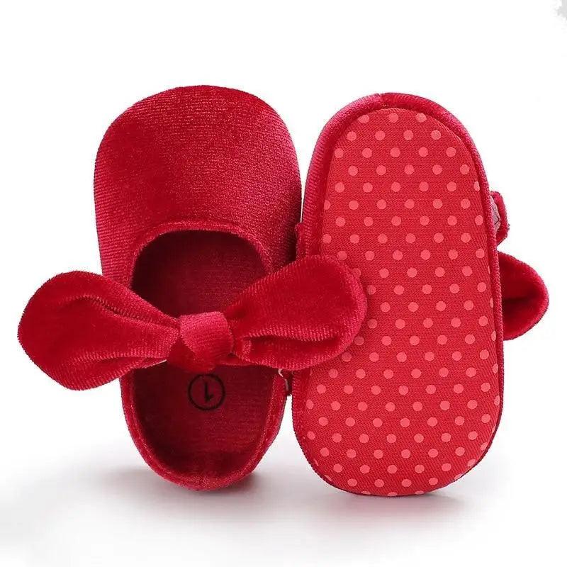 Baby Shoes Cute Bowknot Newborn Shoes Soft Bottom Anti Slip Toddler Girls Princess Shoes