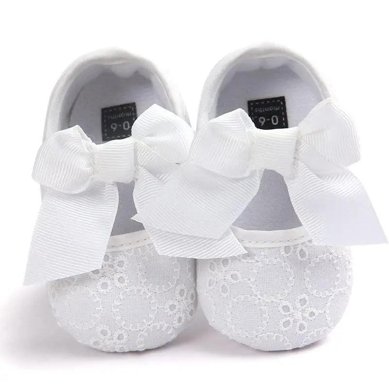 Baby Shoes Cute Bowknot Newborn Shoes Soft Bottom Anti Slip Toddler Girls Princess Shoes