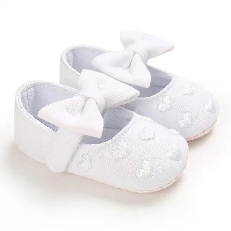 Baby Shoes Cute Bowknot Newborn Shoes Soft Bottom Anti Slip Toddler Girls Princess Shoes