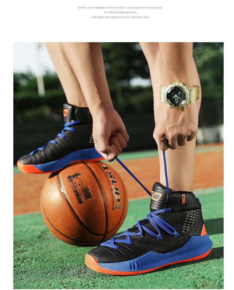 Basketball Black White Ankle Boots Mens Shoes Cushioning White Training Breathable Outdoor High Quality Sports Mens Sneakers Non Slip Outdoor Sneakers Cushioning Workout Sport Design