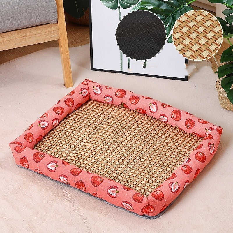 Pet Mat Nest Summer Linen High Temperature Summer Dog