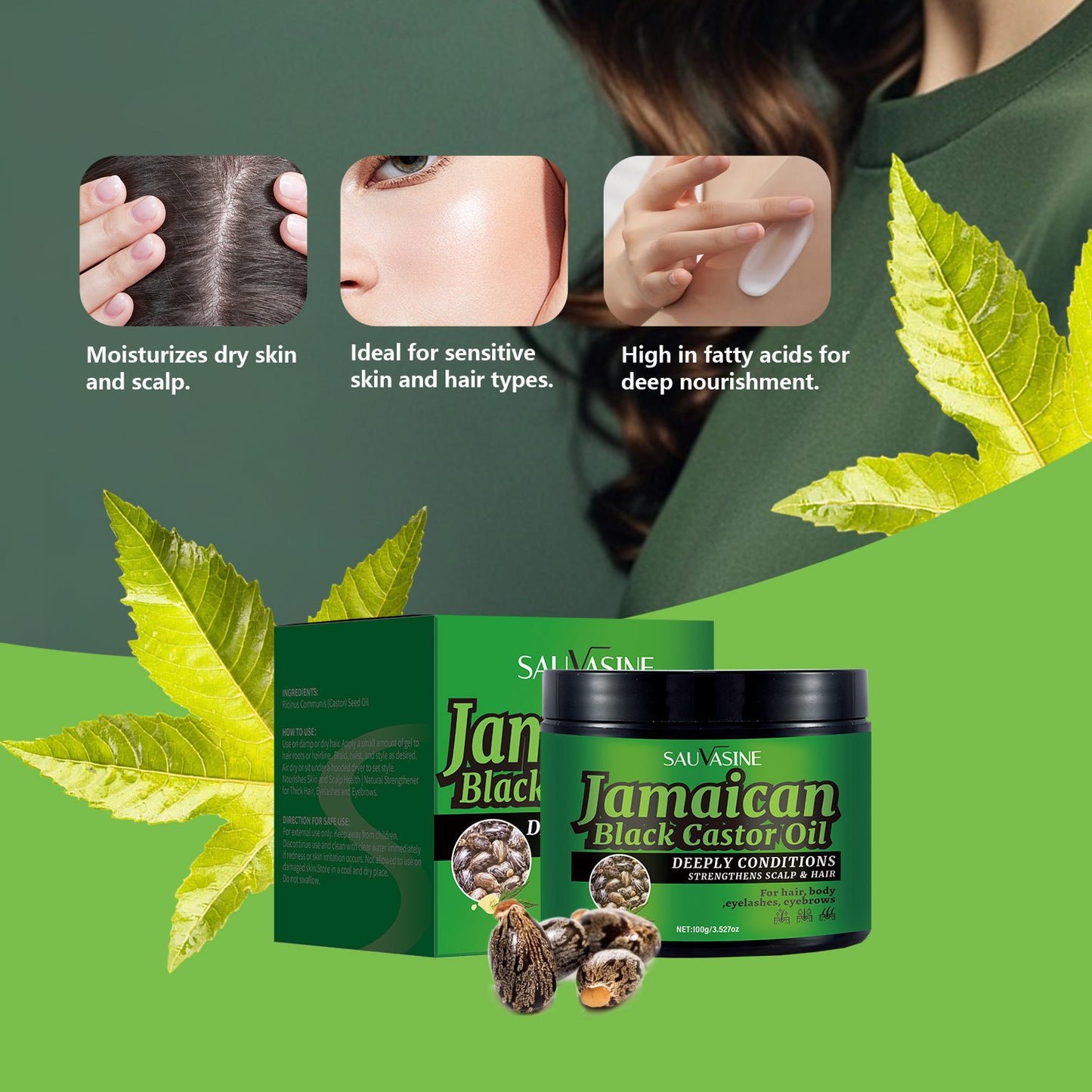 Black Castor Oil Solid Care