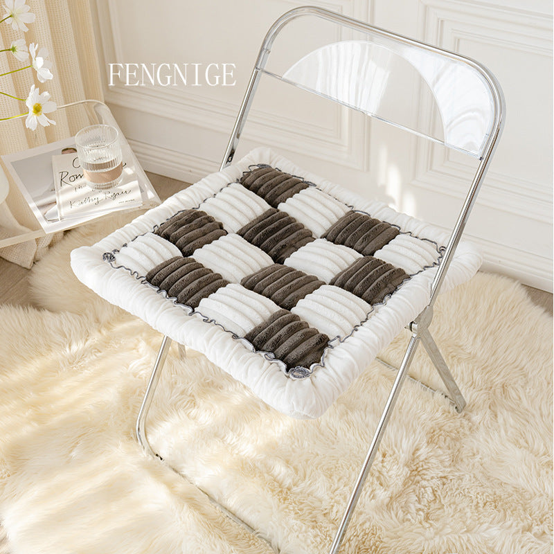 Chair Cushion Thickened Winter Dormitory