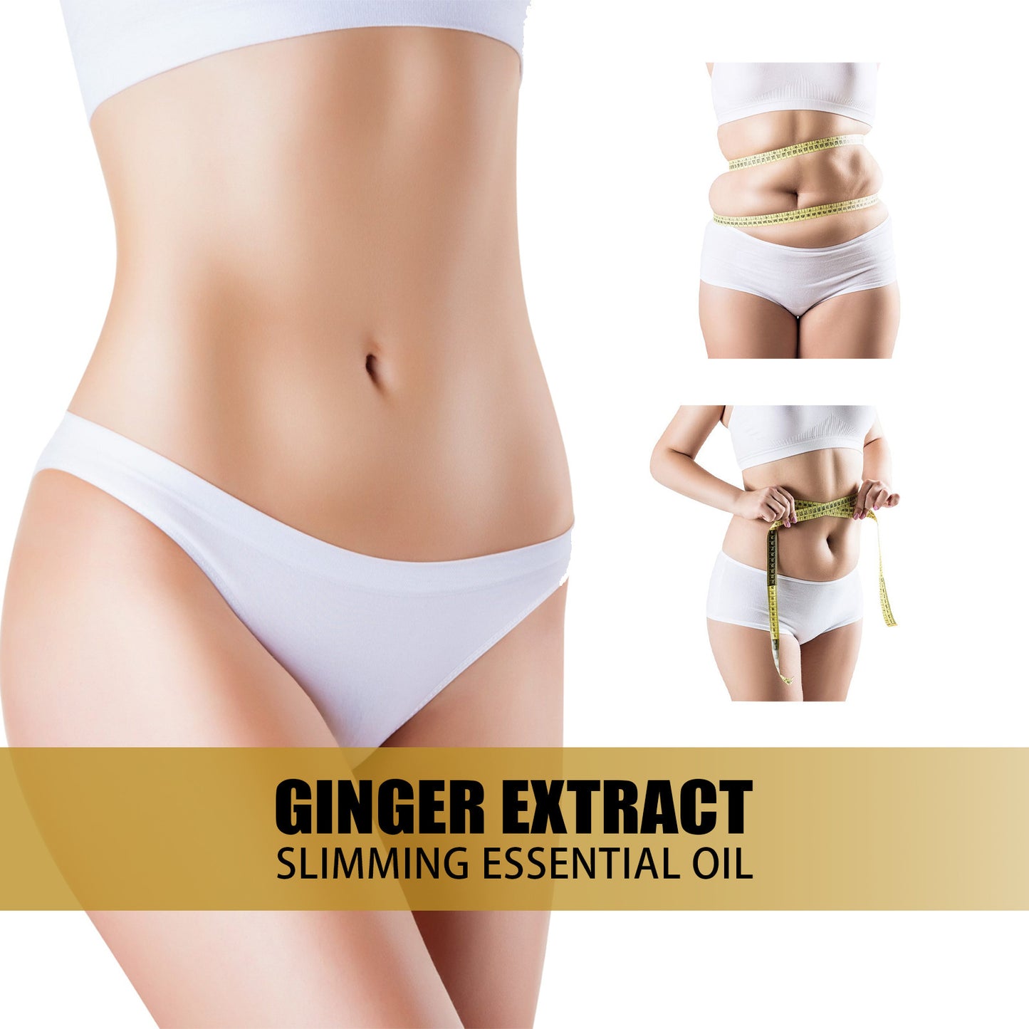 Ginger Body Shaping Essential Oil Massage Firming Belly Thigh Muscle Moisturizing Skin Body Shaping Essential Oil