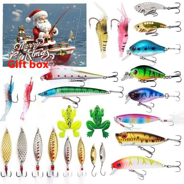 Fashion Creative Fishing Christmas Gift Suit