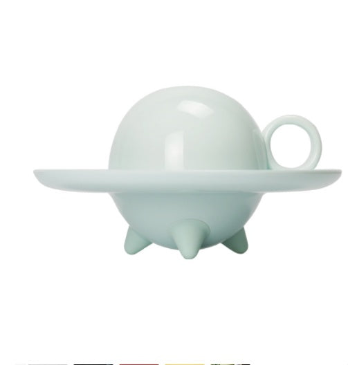 Flying Saucer Coffee Cup Saucer Set Afternoon Tea Creative Glass