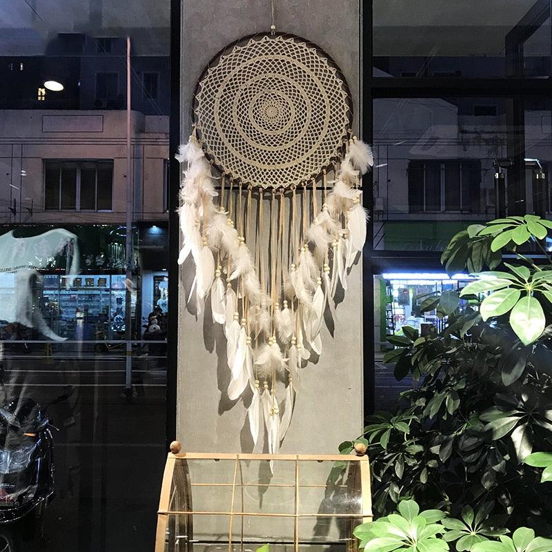 Big Dream Catcher Hanging/Light Decoration Dream Catcher Moon Dream Catcher Room Home Decor Dream Catcher Gifts For Mom Friends Women Girls Wall Decor Bedroom Decoration