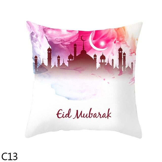 Black Gold Decor Pillow Case Ramadan Cushion Cover Pattern Decorative Cushion Pillowcase Stylish Pillow Home Decor Pillowcover