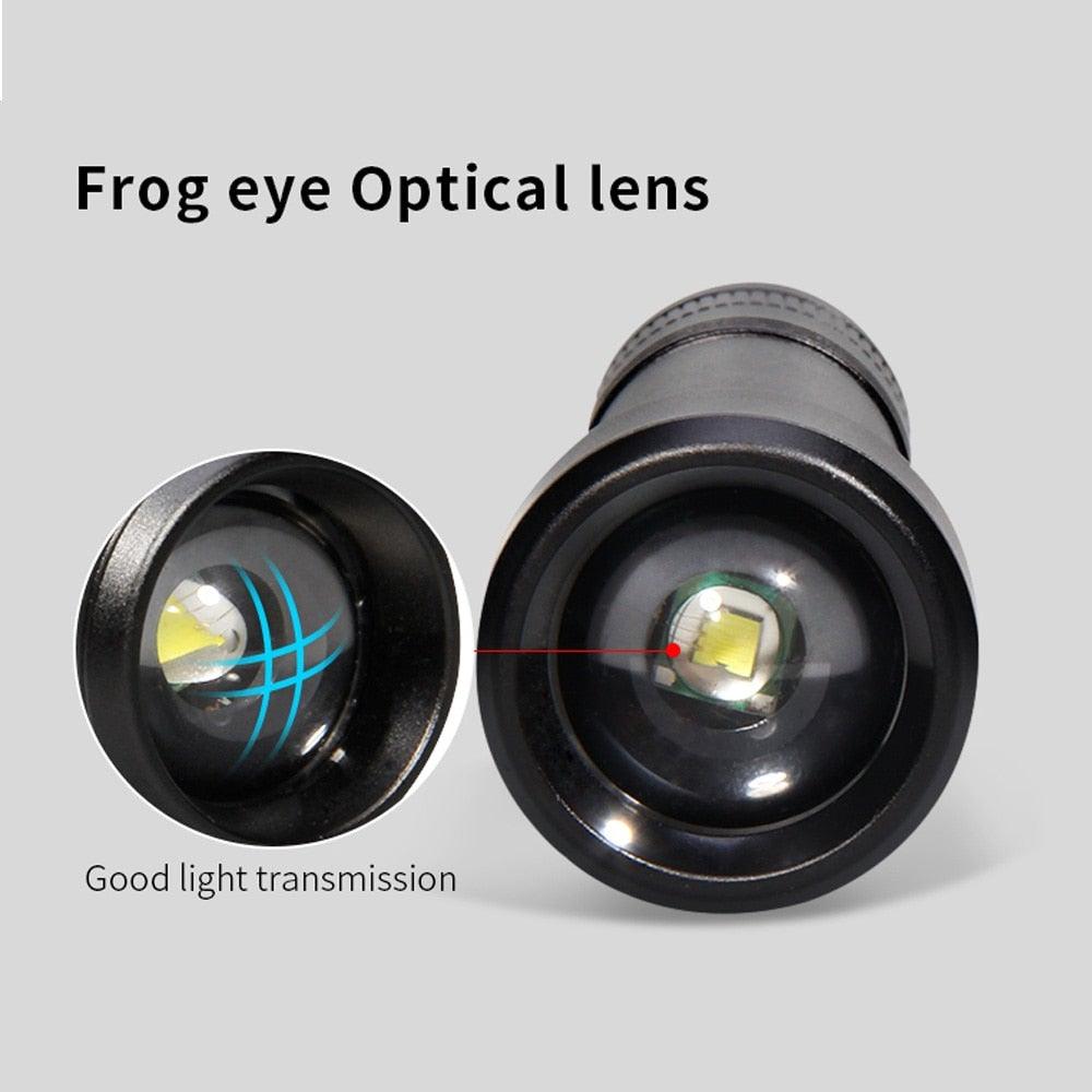 Black Light Flashlight UV Flashlight Super Bright LED Tactical Flashlights 1200 Lumen Rechargeable LED Zoomable UV Torch Waterproof Flashlight Lamp For Pet Urine Stains Detection/Camping