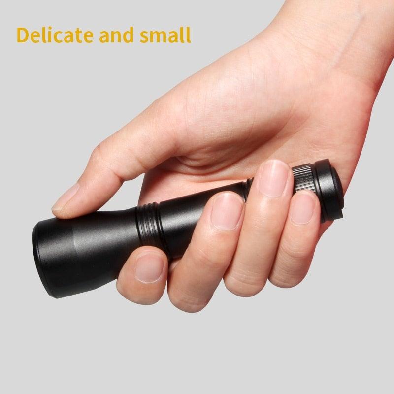 Black Light Flashlight UV Flashlight Super Bright LED Tactical Flashlights 1200 Lumen Rechargeable LED Zoomable UV Torch Waterproof Flashlight Lamp For Pet Urine Stains Detection/Camping