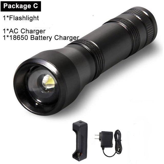 Black Light Flashlight UV Flashlight Super Bright LED Tactical Flashlights 1200 Lumen Rechargeable LED Zoomable UV Torch Waterproof Flashlight Lamp For Pet Urine Stains Detection/Camping