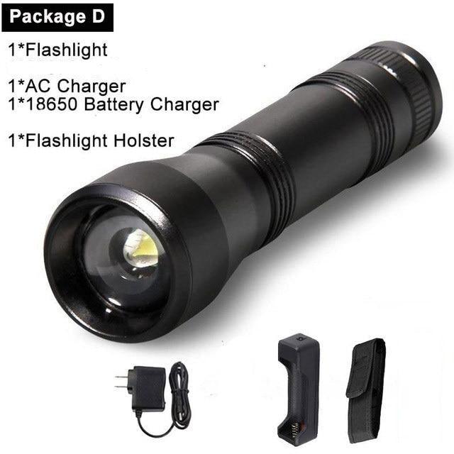 Black Light Flashlight UV Flashlight Super Bright LED Tactical Flashlights 1200 Lumen Rechargeable LED Zoomable UV Torch Waterproof Flashlight Lamp For Pet Urine Stains Detection/Camping