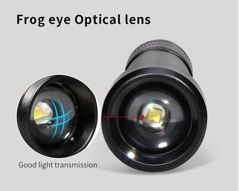 Black Light Flashlight UV Flashlight Super Bright LED Tactical Flashlights 1200 Lumen Rechargeable LED Zoomable UV Torch Waterproof Flashlight Lamp For Pet Urine Stains Detection/Camping