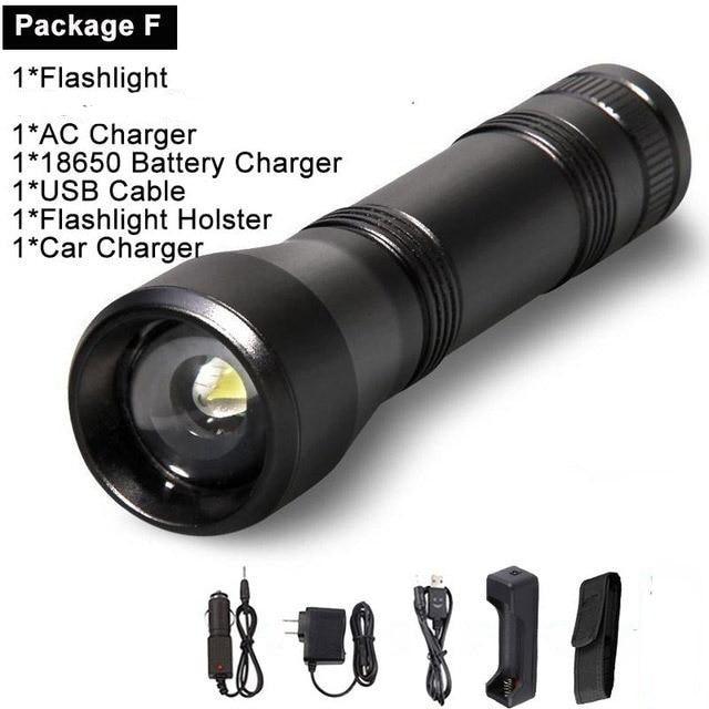 Black Light Flashlight UV Flashlight Super Bright LED Tactical Flashlights 1200 Lumen Rechargeable LED Zoomable UV Torch Waterproof Flashlight Lamp For Pet Urine Stains Detection/Camping