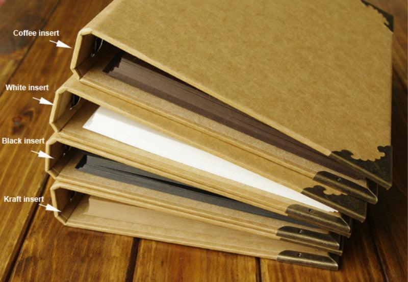 Blank Cover  Albums Kraft  Paper Diary Hand -Painted Graffiti  Scrapbook Book Memory Album Home Decor House Decoration DIY Memorable Gifts For Loved Ones