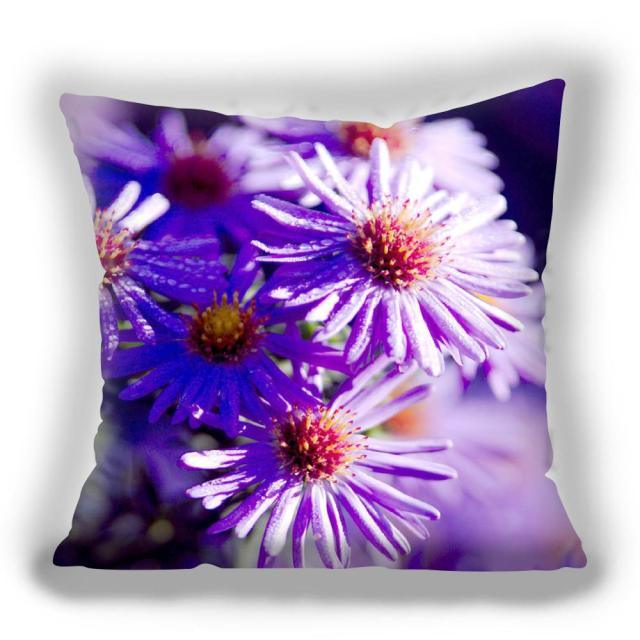 Bright Red Flower Cushion Cover Home Fashion Decoration Red Orange Pink Poppy Flowers Decorative Throw Pillow Cover Case Cushion Home Living Room Pillow Case Super Soft Short Plush Cushion Cover 45x45CM