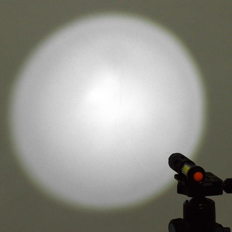 Built in battery XP-G Q5 Zoom Focus Mini led Flashlight Torch Lamp Lantern 2000 Lumen Adjustable Penlight Waterproof T6 light  Focus IP65 Water-Resistant Portable for Indoor and Outdoor Camping Hiking