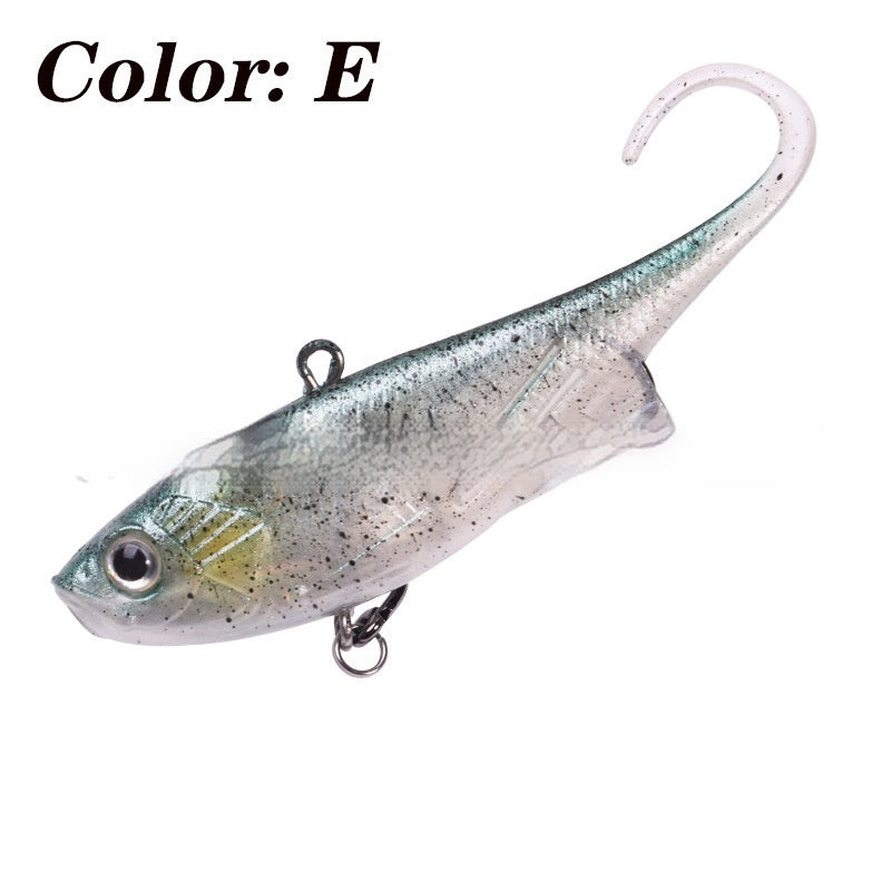 Metal Wire Head Silicone Soft Bait